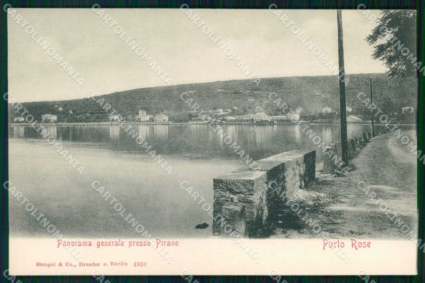 Slovenia Slovenija Portorose Portoroz Stengel 4831 cartolina RT6707 – fronte