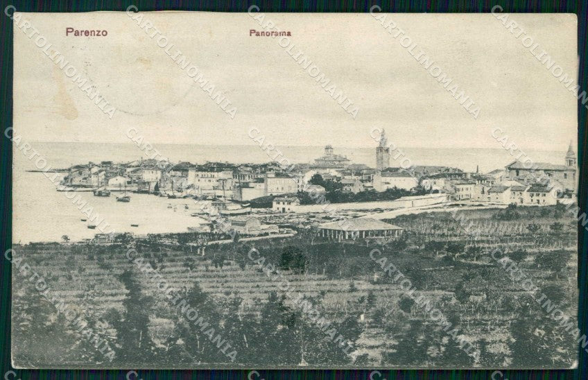 Croazia Croatia Parenzo Porec Veduta Generale cartolina RT6731 – fronte