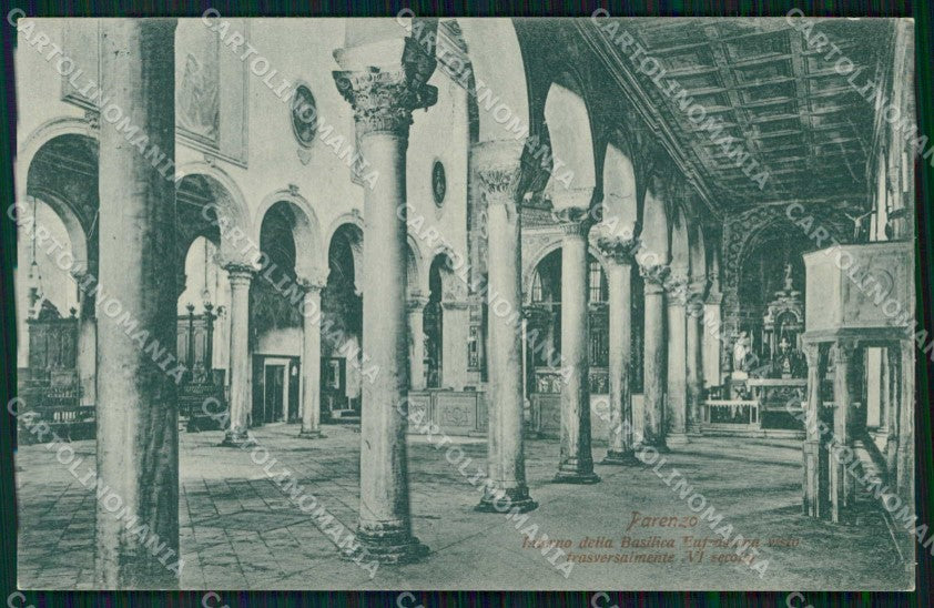 Croazia Croatia Parenzo Porec Interno Basilica Eufrasiana cartolina RT6735 – fronte