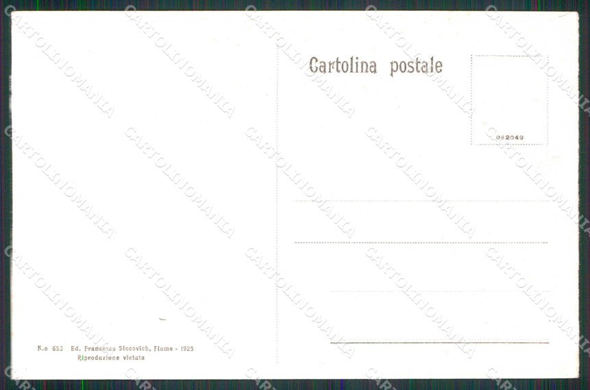 Croazia Croatia Ica Ika Riva Veduta dal Mare cartolina RT6756 – retro