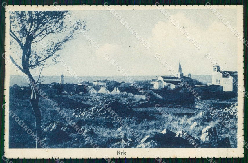 Croazia Croatia Veglia Krk cartolina RT6759 – fronte