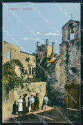 Croazia Croatia Curzola Korcula Cortile cartolina RT6770 – fronte