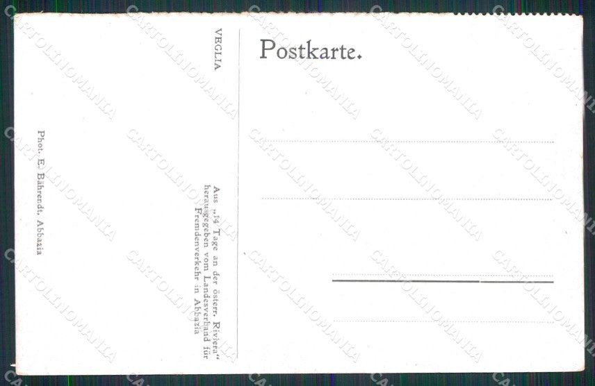 Croazia Croatia Veglia Krk Veduta dal Mare cartolina RT6777 – retro
