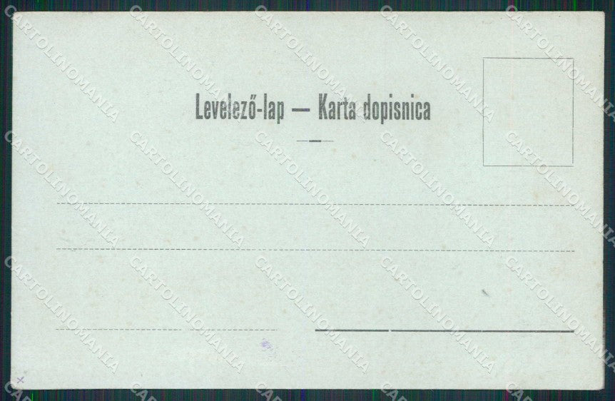 Croazia Croatia Buccari Bakar Castello Chiaro di Luna cartolina RT6783 – retro