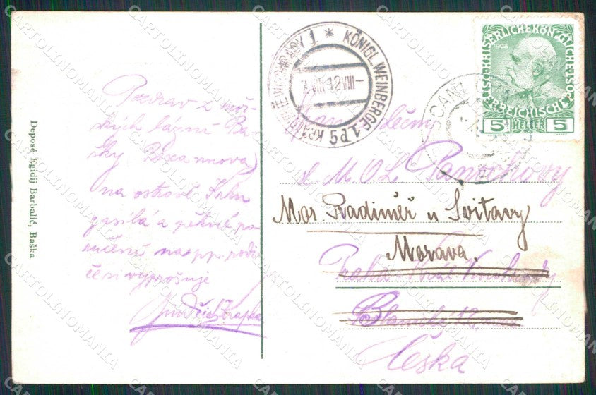 Croazia Croatia Bescanuova Baska cartolina RT6792 – retro