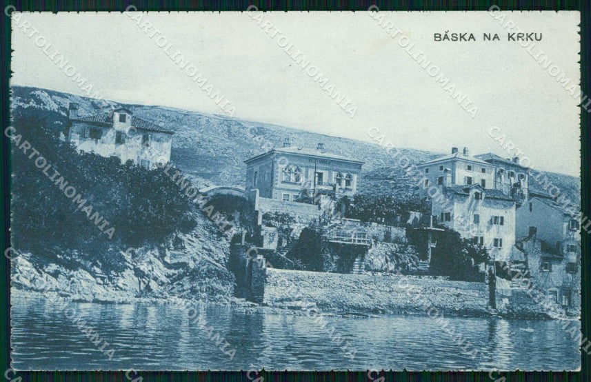 Croazia Croatia Bescanuova Baska Ville sul Mare cartolina RT6799 – fronte