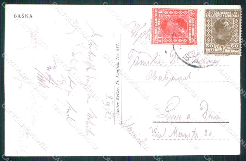 Croazia Croatia Bescanuova Baska cartolina RT6800 – retro
