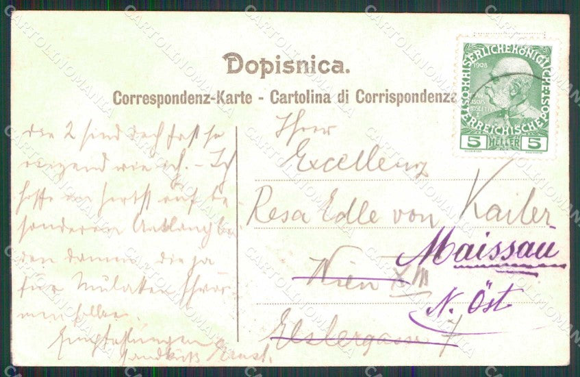 Croazia Croatia Dalmazia Dalmacija Costumi cartolina RT6819 – retro