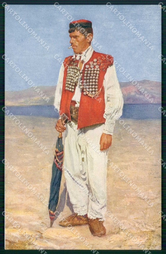Croazia Croatia Dalmazia Dalmacija Costumi cartolina RT6823 – fronte