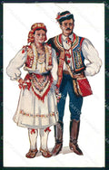 Croazia Croatia Costumi cartolina RT6828 – fronte