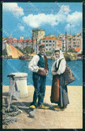 Croazia Croatia Spalato Split Molo Veneto Costumi cartolina RT6829 – fronte