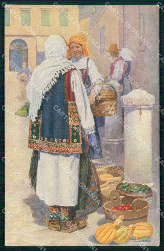 Croazia Croatia Zara Zadar Costumi cartolina RT6833 – fronte