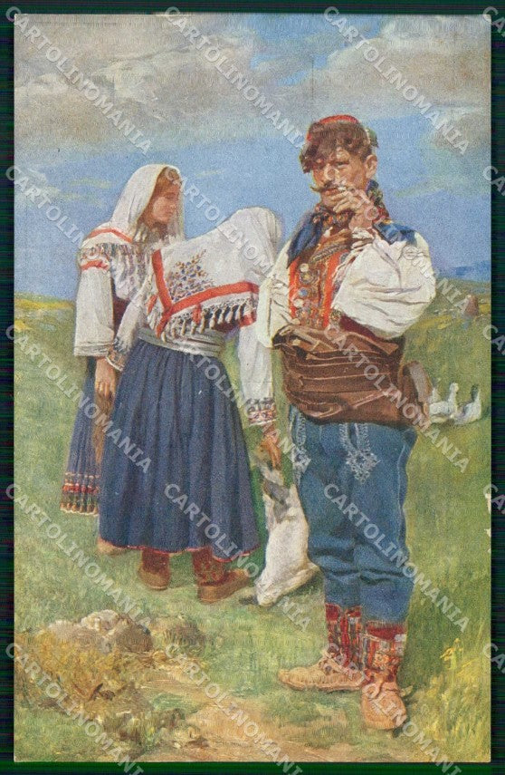 Croazia Croatia Zara Zadar Costumi cartolina RT6834 – fronte