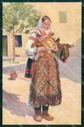 Croazia Croatia Dalmazia Dalmacija Costumi cartolina RT6838 – fronte