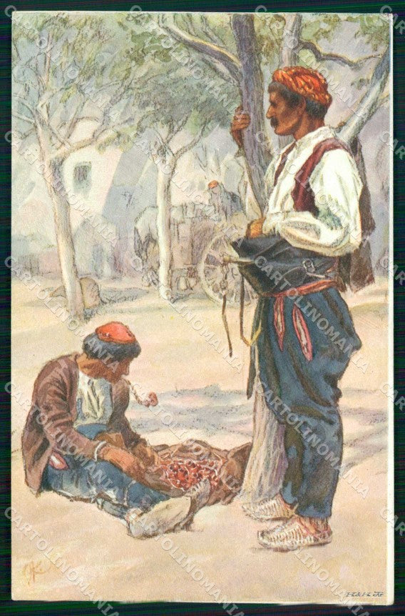 Croazia Croatia Spalato Split Costumi cartolina RT6843 – fronte