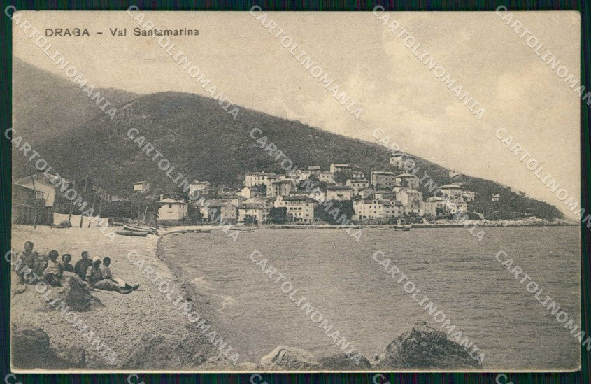 Croazia Croatia Draga di Moschiena Moscenicka Draga SCOLLATA cartolina RT6850 – fronte