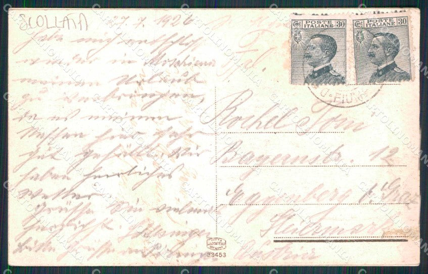 Croazia Croatia Draga di Moschiena Moscenicka Draga SCOLLATA cartolina RT6850 – retro