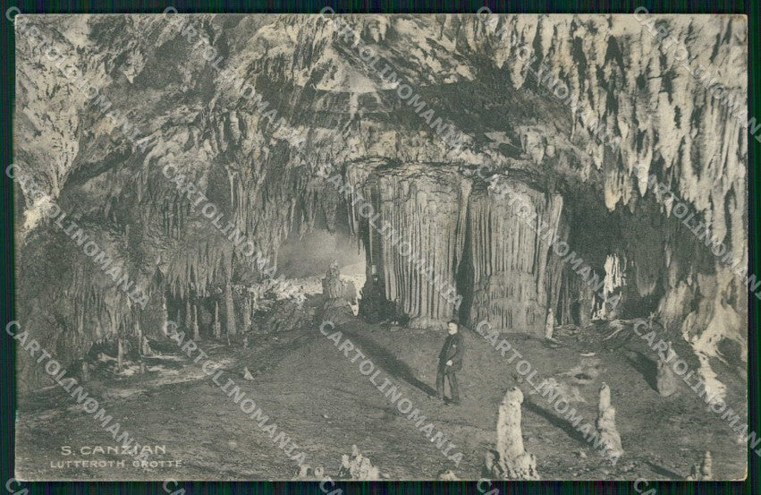 Slovenia Slovenija Divaccia Divaca Grotte Canzian Modiano 5961 cartolina RT6852 – fronte