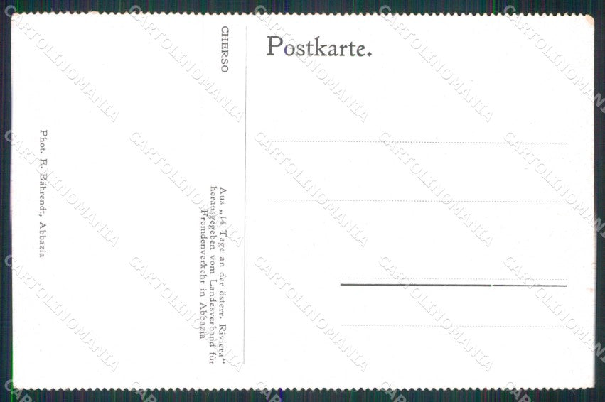 Croazia Croatia Cherso Cres cartolina RT6863 – retro
