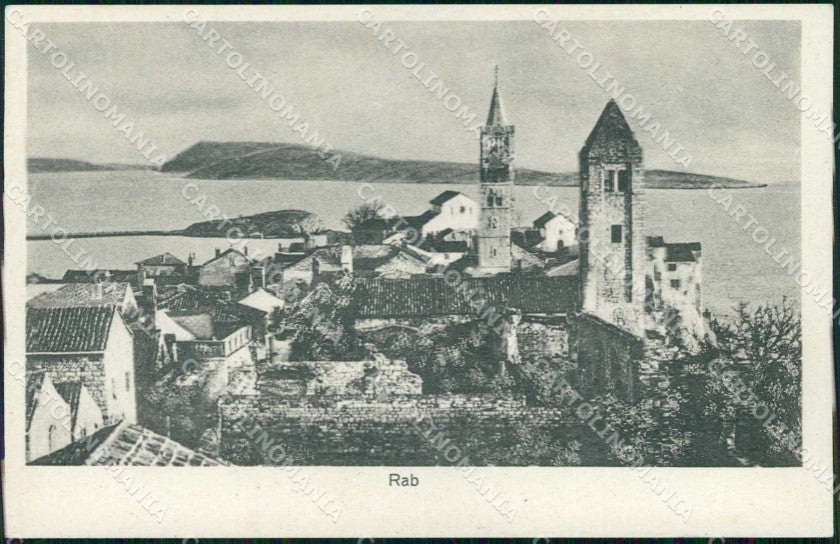 Croazia Croatia Arbe Rab cartolina RT6867 – fronte