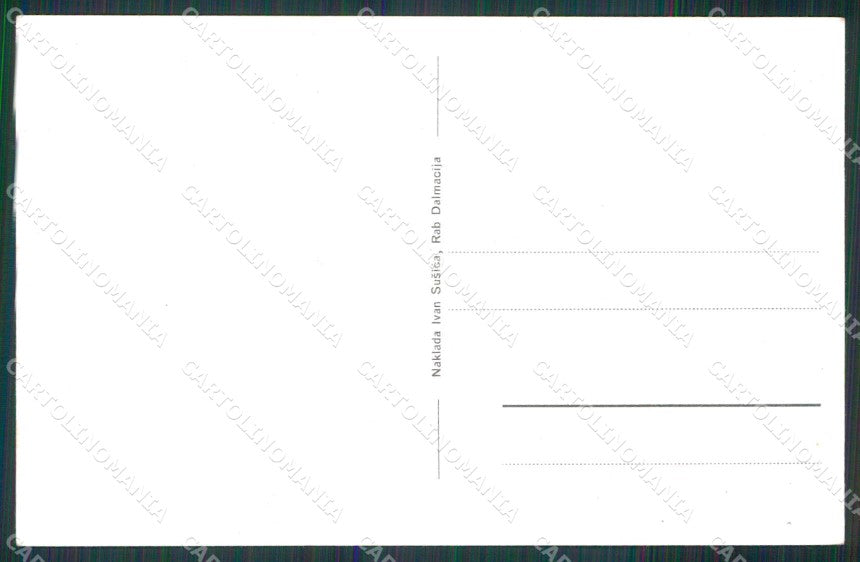 Croazia Croatia Arbe Rab cartolina RT6867 – retro