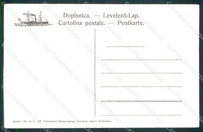 Croazia Croatia Buccari Bakar Case cartolina RT6872 – retro