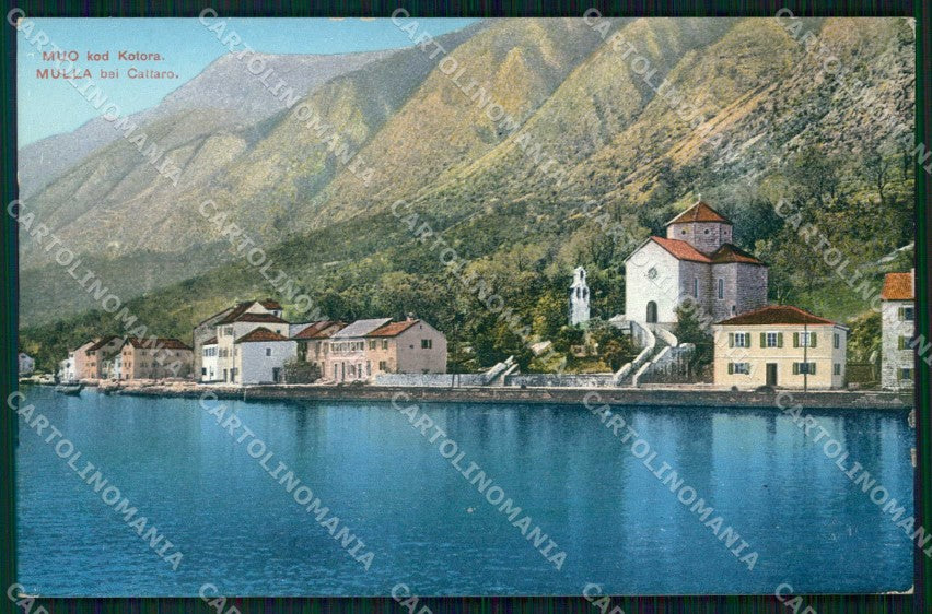 Montenegro Crna Gora Cattaro Kotor Mulla cartolina RT6882 – fronte