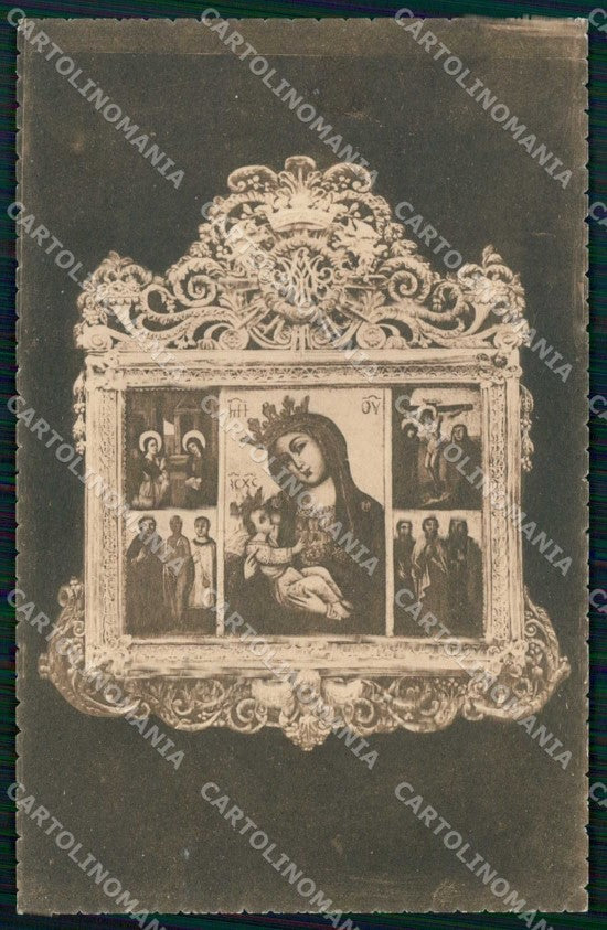 Croazia Croatia Fiume Tersatto Rijeka Trsat Beata Vergine Maria cartolina RT6884 – fronte