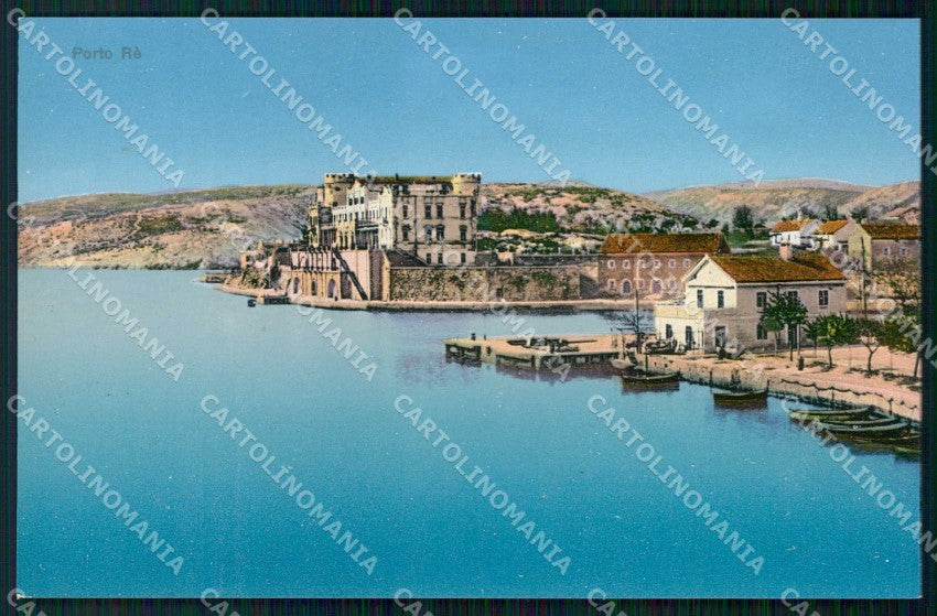 Croazia Croatia Porto Re Kraljevica Veduta dal Mare cartolina RT6890 – fronte