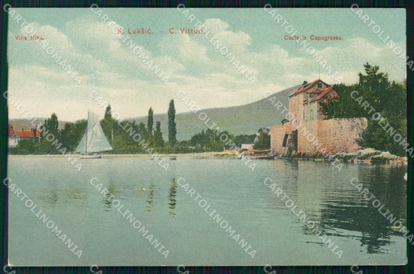 Croazia Croatia Castel Vitturi Kastel Luksic cartolina RT6891 – fronte