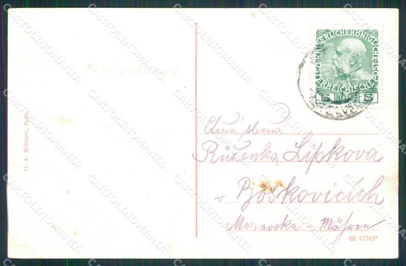 Croazia Croatia Castel Vitturi Kastel Luksic cartolina RT6891 – retro