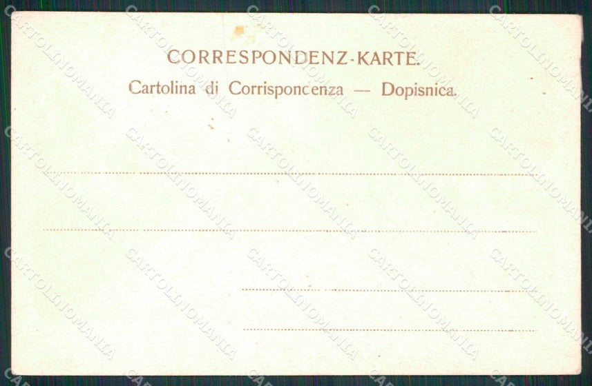 Croazia Croatia Spalato Split Mulattiera cartolina RT6905 – retro