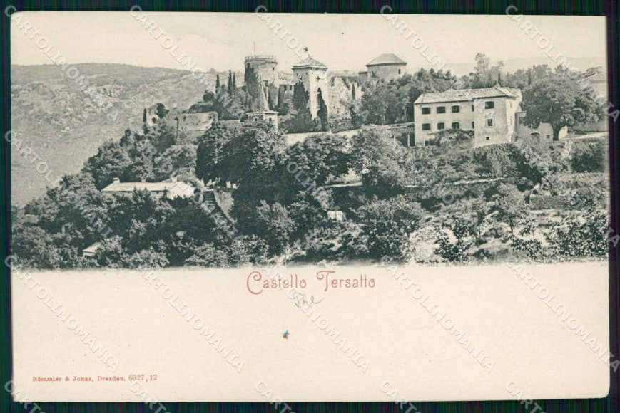 Croazia Croatia Fiume Rijeka Castello Tersatto cartolina RT6923 – fronte