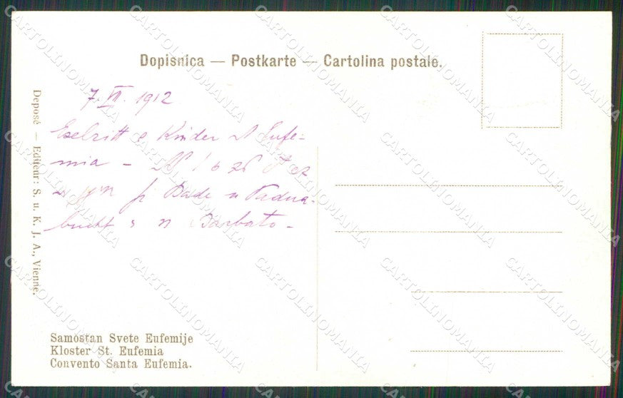 Croazia Croatia Arbe Rab cartolina RT6932 – retro