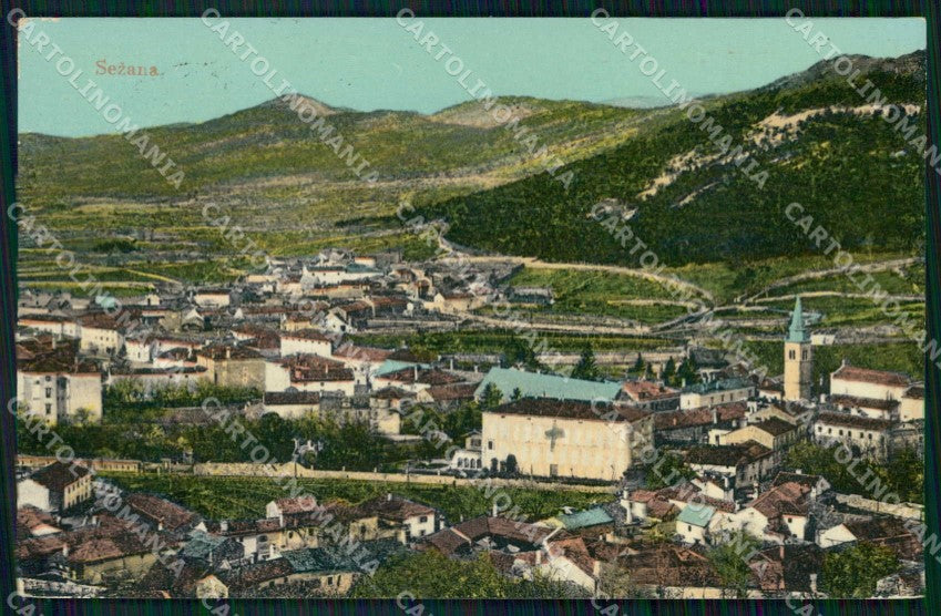 Slovenia Slovenija Sesana Sezana cartolina RT6935 – fronte