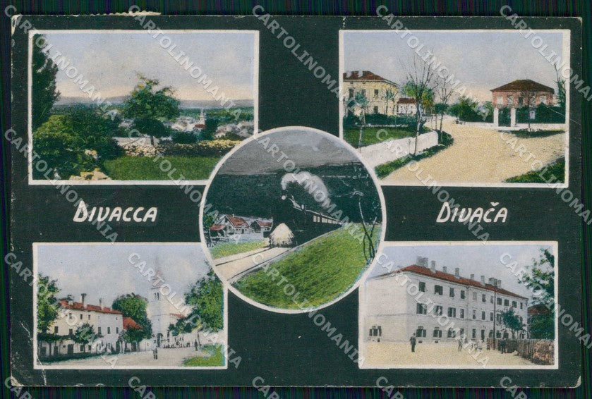 Slovenia Slovenija Divaccia Divaca Treno cartolina RT6937 – fronte