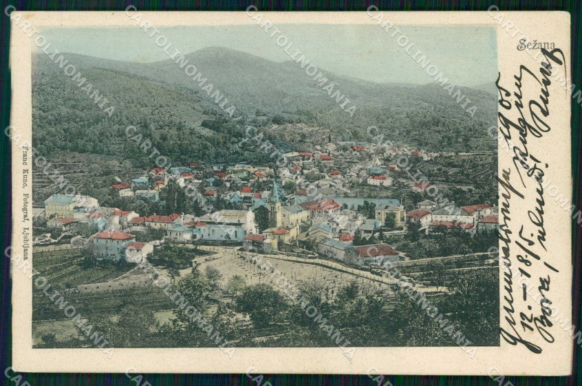 Slovenia Slovenija Sesana Sezana PIEGHINA cartolina RT6942 – fronte