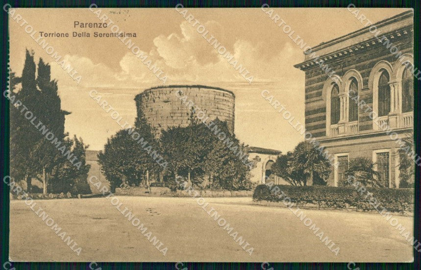 Croazia Croatia Parenzo Porec Torrione della Serenissima cartolina RT6943 – fronte