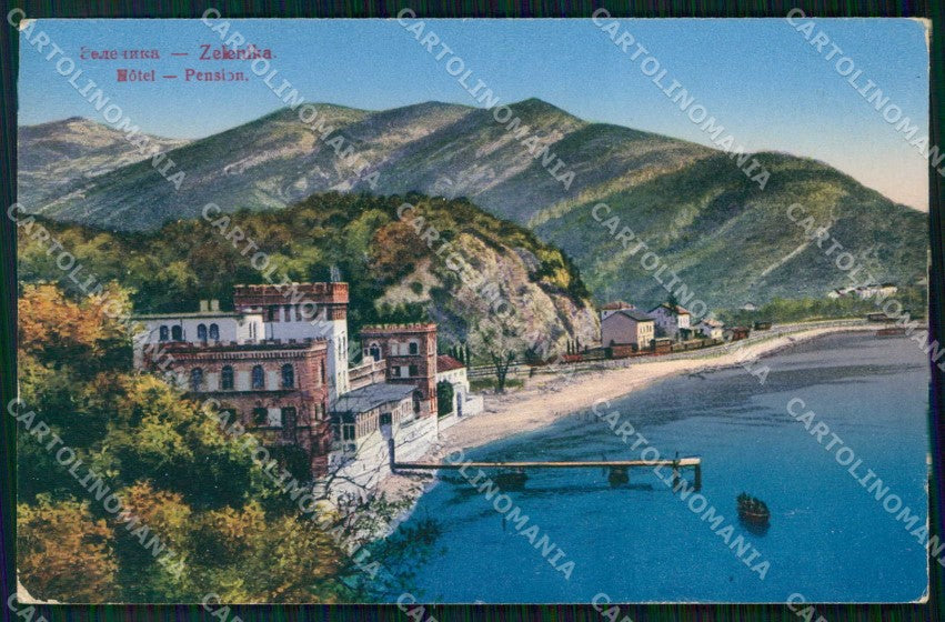 Montenegro Crna Gora Zelenica Zelenika Hotel Pensione cartolina RT6950 – fronte