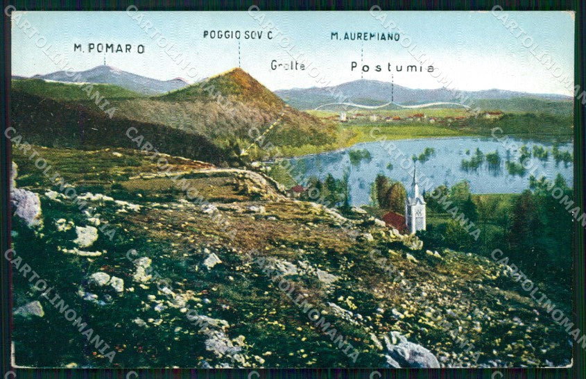 Slovenia Slovenija Postumia Postojna Limite Montano Confine cartolina RT6961 – fronte