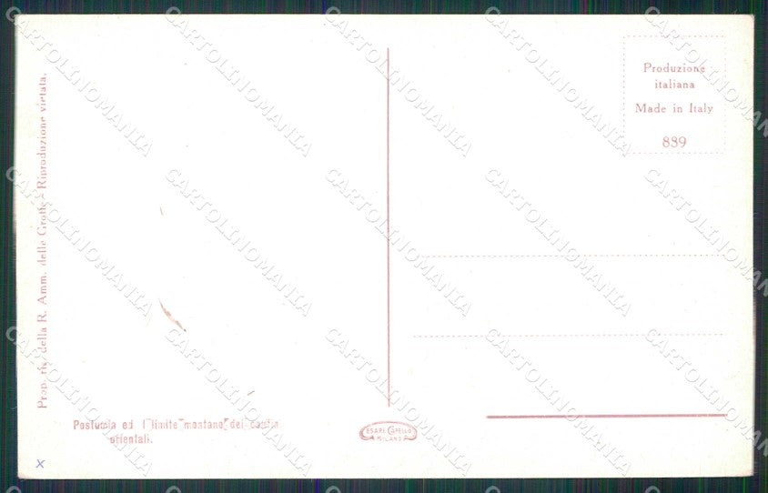 Slovenia Slovenija Postumia Postojna Limite Montano Confine cartolina RT6961 – retro