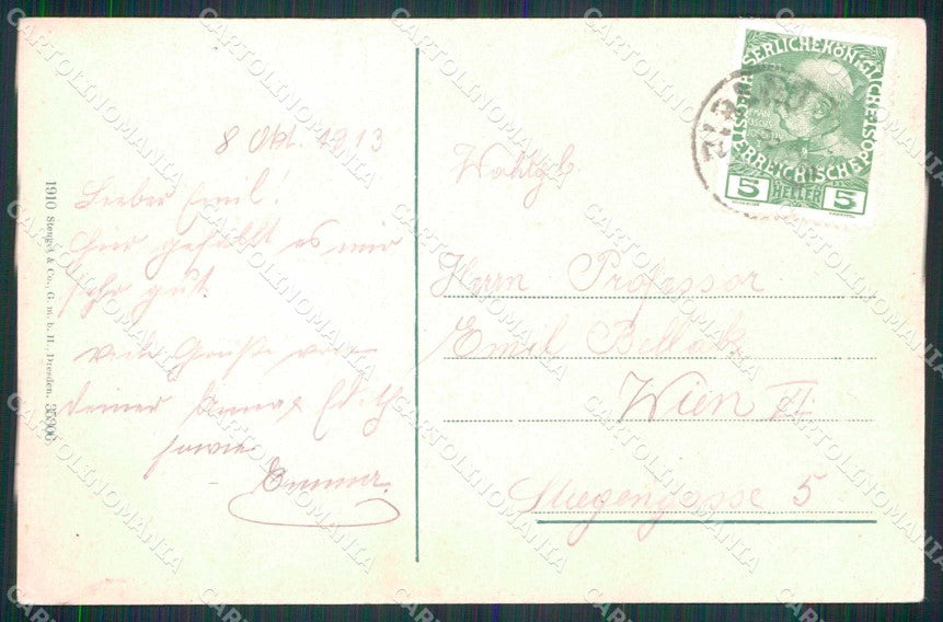 Slovenia Slovenija Pirano Piran Veduta dal Mare Stengel 35306 cartolina RT6966 – retro