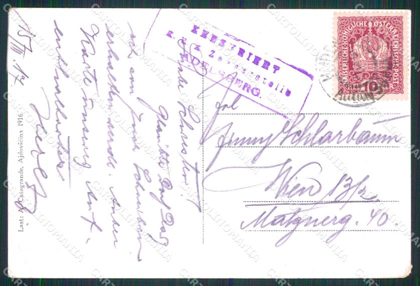 Slovenia Slovenija Aidussina Ajdovscina cartolina RT6976 – retro