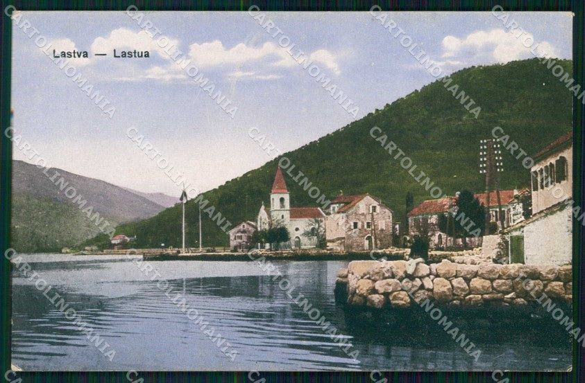 Montenegro Crna Gora Lastua Inferiore Donja Lastva cartolina RT6983 – fronte