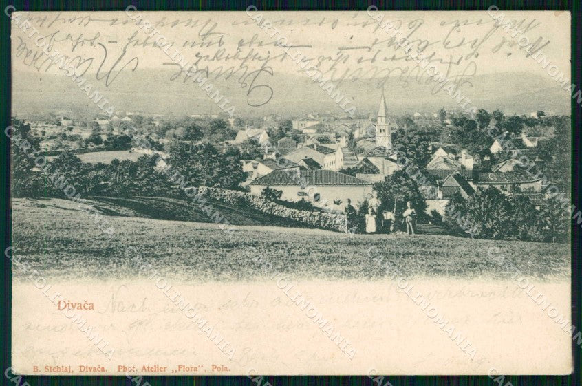 Slovenia Slovenija Divaccia Divaca Veduta Generale cartolina RT6997 – fronte