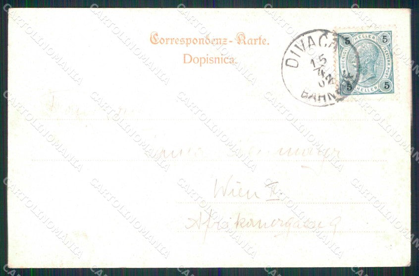 Slovenia Slovenija Divaccia Divaca Veduta Generale cartolina RT6997 – retro