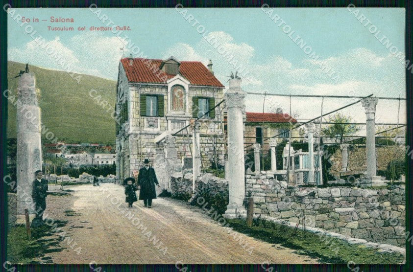 Croazia Croatia Salona Solin Tusculum del Direttore Bulic cartolina RT7003 – fronte