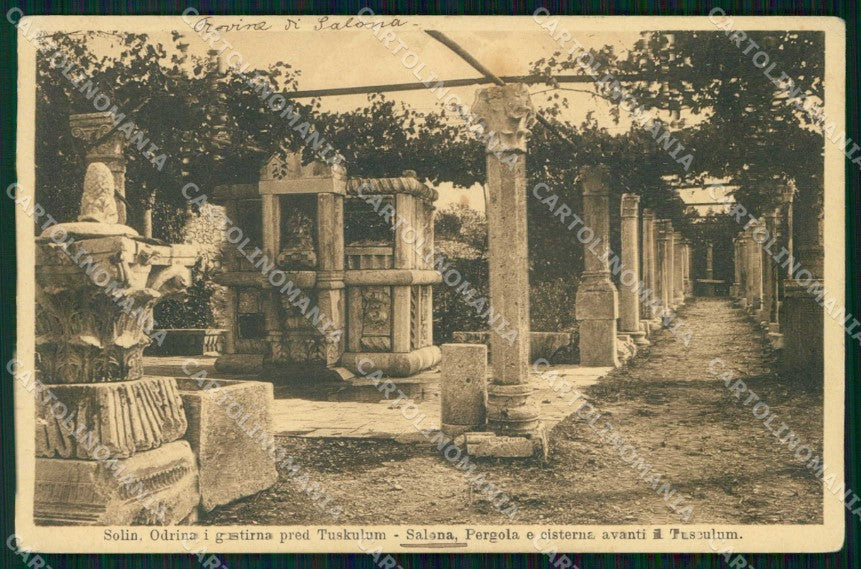 Croazia Croatia Salona Solin Tusculum Pergola Stengel 40474 cartolina RT7015 – fronte