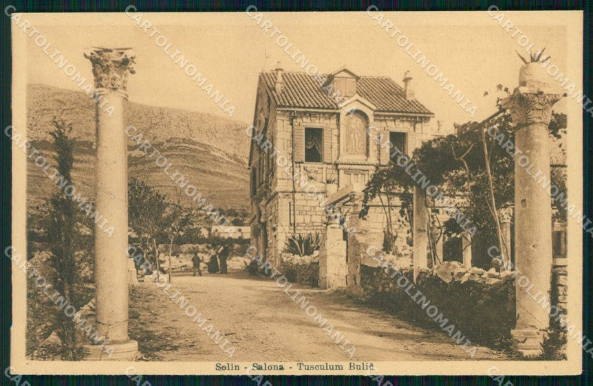 Croazia Croatia Salona Solin Tusculum Bulic Stengel 40475 cartolina RT7017 – fronte