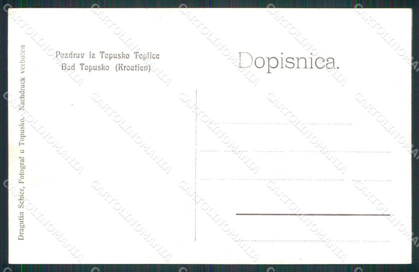 Croazia Croatia Toplice Topusko Saluti da Fiera cartolina RT7023 – retro